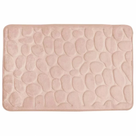 765-84 Paklājs lateksa RIMINI 60x95cm, gaiši rozā (gumijas)