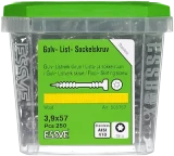 Līstu/cokolu/grīdas skr. koka sijām 3,9X57 A2-250gab/iep. ESSVE 505757