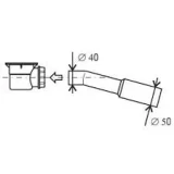 Ravak Sifona redukcija DN  40/50 mm X01304