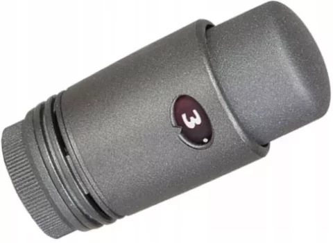 Termostatiskā galva INVENA PROV, antracīts/grafīts