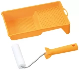 Set of 3 parts, roll 11cm porol fine sponge, 29cm handle, bathtub
