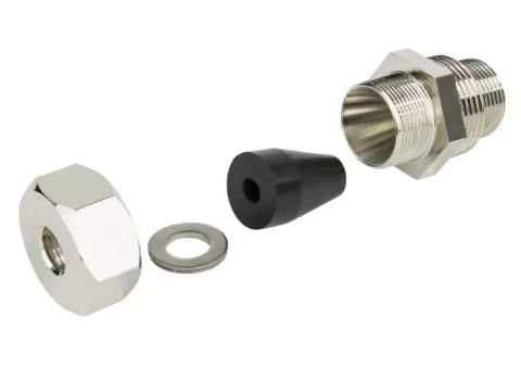 Kabeļa pāreja ar blīvikabeļa ievadīšanai caurulē 3/4" un 1" DEVI