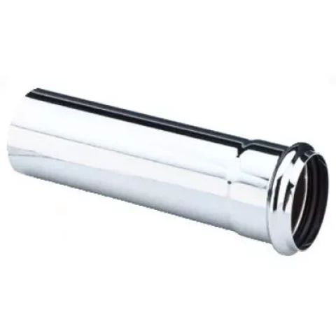 Viega extension tube 102647 DN 32x125mm, chrome-plated brass, with socket