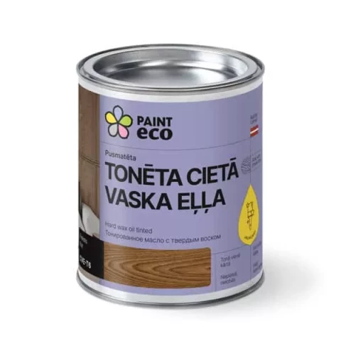 PaintEco Масло с твердым воском, тонированное Т6 - Орех, 0,75л, 49