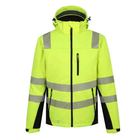 Ziemas softshell jaka Hi-Vis dzeltena PESSO Calgary CL2, IZM XL