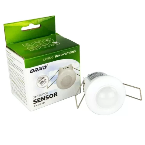 Kustības sensors z/a 6m 800W 360gr infrasarkanais IP20