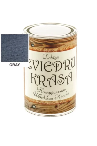Stafor Натуральная ШВЕДСКАЯ краска 1L серая