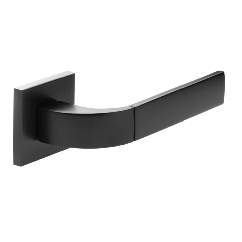 Durvju rokturis SOFT 510 ZNE melns kvadrāts SLIM