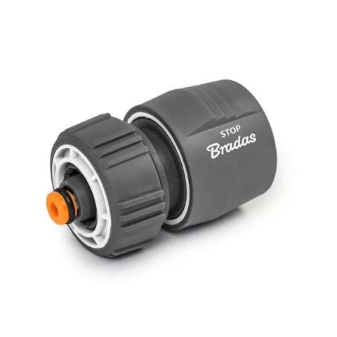 Konektors WHITE LINE-SOFT 1/2" ar STOP funkciju BRADAS