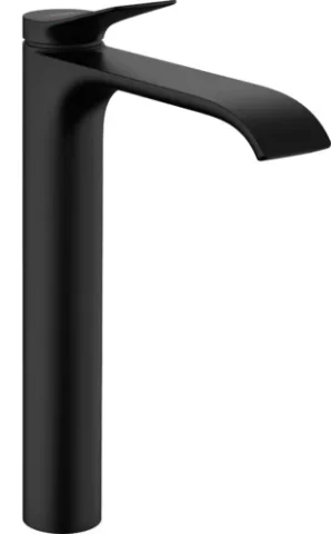 Hansgrohe cмеситель для умывальника Vivenis 250, высокий, матовый черный, HG75042670