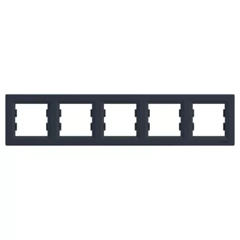 Rāmis Schneider Electric Asfora 5-vietīgs antracīts EPH5800571