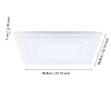 Plafonlampa griestu LED 29W 4100lm 3000-6500K 588x588mm ar pulti Eglo ALBARCA RBGW 900961