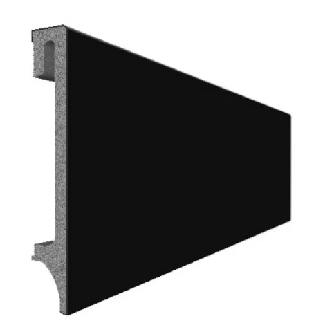 Grīdlīste PVC ūdensizturīga ESPUMO 100 melna ESP406 2.4m