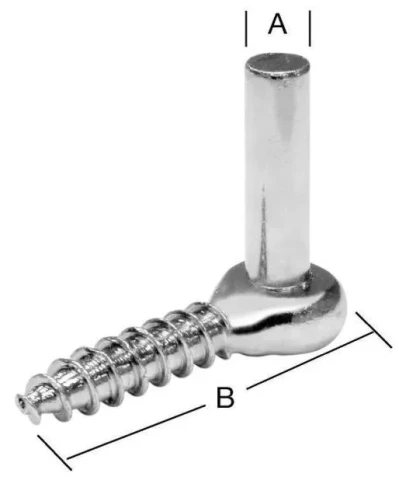 Eņģu turētājs ieskrūvējams 13x110x12mm ZN