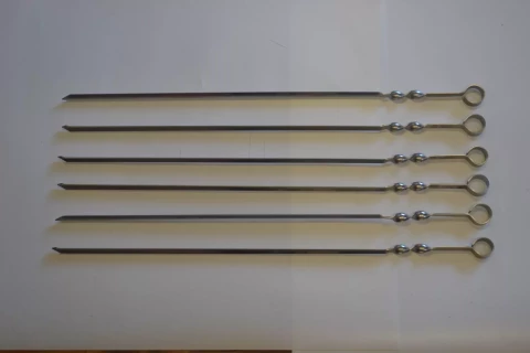 ABAS grill skewers 55cm 6pcs. Stainless steel