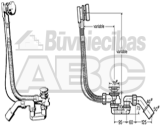 Сифон для ванн VIEGA SIMPLEX 285357, автомат (285357)