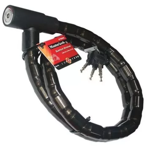 Ķēde velo ar atslēgu, melna  8115DPRO