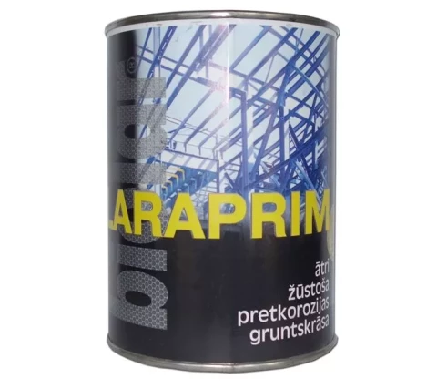 Biolar LARAPRIM M  0.8L pelēka  Pretkorozijas gruntskrāsa ātri žūstoša
