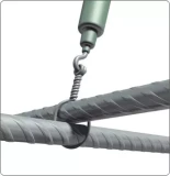 Binding wire + loops 140mm (package 1000pcs)