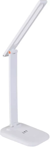 Galda lampa LED 7W 2700K-4000K-6500K 3 soļu dim. bezvadu lādēšana balta