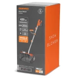 Аккумуляторный снегоуборщик DAST 4242Li SET 2×21В 4,0 А·ч + зарядное устройство, 42 см, 22 см, DAEWOO