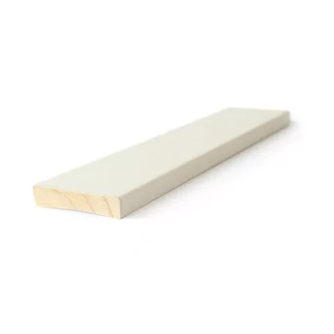 Grīdlīste masīvkoka krāsota tumši pelēka (NCS S5500-N) 12x56x2400