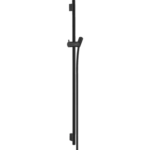 Hansgrohe Shower rail Unica S Puro 90 cm with shower hose Isiflex 1600 mm, Matte Black, HG28631670