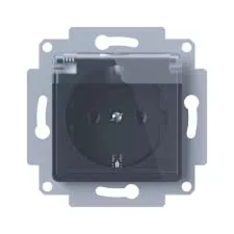 RIO MELNS Rozete a/z ar vāciņu meh