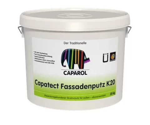 Textured silicone-base plaster Amphisilan Fassadenputz R20 25kg