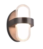 Outdoor wall light TRIO LIMEIRA LED SMD 2x3.5W 2x380lm 3000K IP44 black matte R24256232