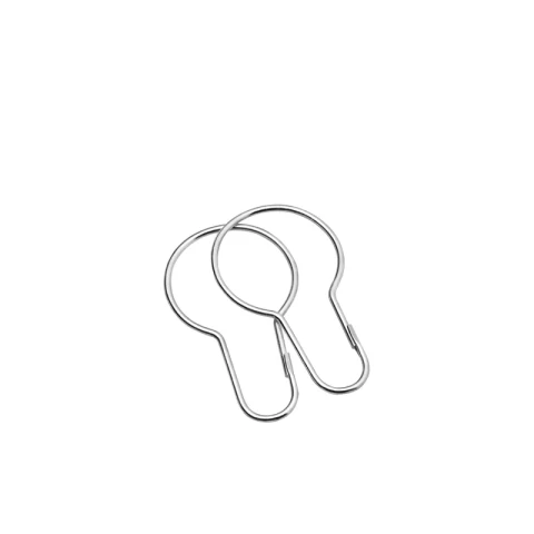 Dušas aizkaru riņķīši metāla12gb.