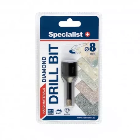 Сверло алмазное СПЕЦИАЛИСТ D8 M14 11/2-9408