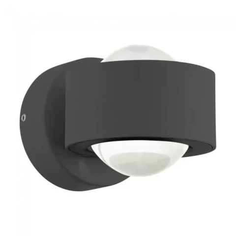 Āra sienas gaismeklis EGLO Treviolo LED 2X2W IP44 anthracite 98746