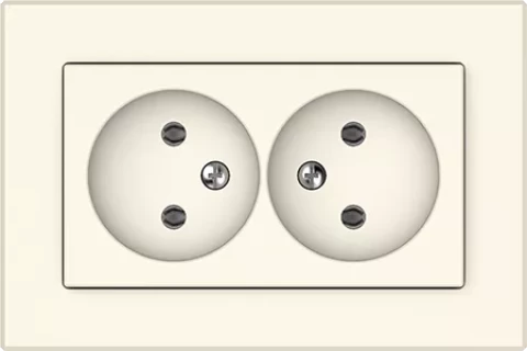 VILMA XP 500 ivory  socket double