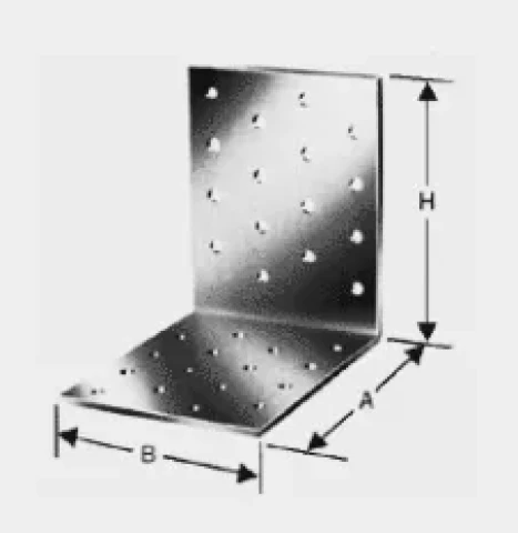 Stūra leņķis 2.0mm  60*40x60mm ,300-034