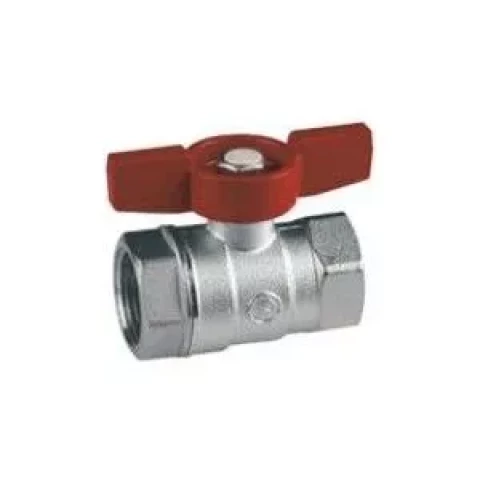 Lodveida ventilis 1/2'' FF  ar īso rokt. Giacomini