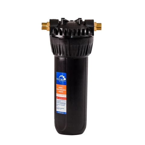 Korpuss Geyser 10" Melns, karstam ūdenim, misiņa ieliktņi 1/2"