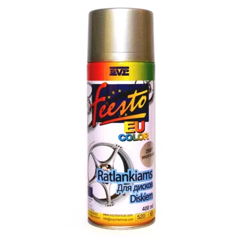 FEESTO АЭРОЗОЛЬНАЯ КРАСКА ДЛЯ ДИСКОВ 400ml (Серебряный)