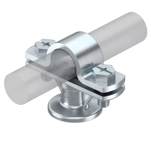 Uztvērējstieņa stiprinājums Rd16mm ar iekš.  vītni M8 113 Z-16