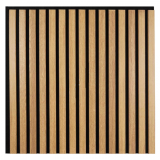 Lineārie sienu paneļi woodline MDF 30x250cm black/wotan