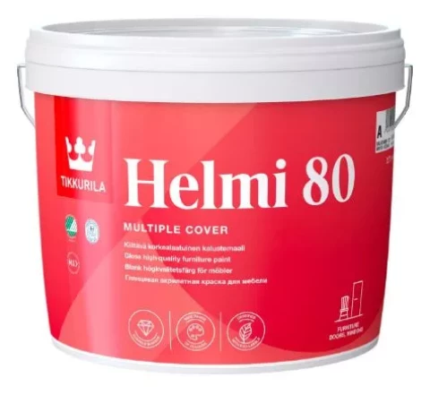 Tikkurila HELMI 80 C 2.7L глянцевая краска для мебели