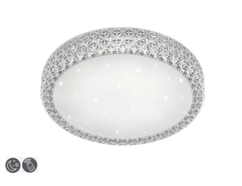 Plafonlampa griestu LED 27W 2700lm 3000-5500K IP20 D60cm Trio PEGASUS R62423100