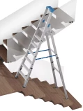 KRAUSE 2.45m 7 steps Stabilo professional telescopic ladder