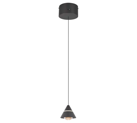 TRIO Griestu lampa ROMEO 7W/2300+3000+4000K 700lm Lift-Me matēts melns 15.5x200cm