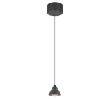 TRIO Griestu lampa ROMEO 7W/2300+3000+4000K 700lm Lift-Me matēts melns 15.5x200cm