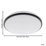 Потолочный / настенный светильник Eglo Pinetto,  18500Lm,  IP44, 3000K - 900366