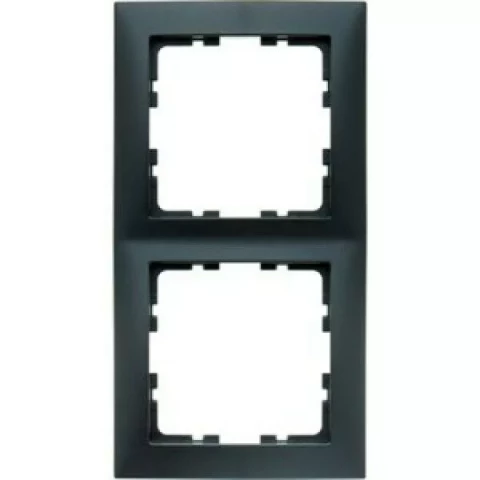 BERKER S1 melns rāmītis  2-viet.