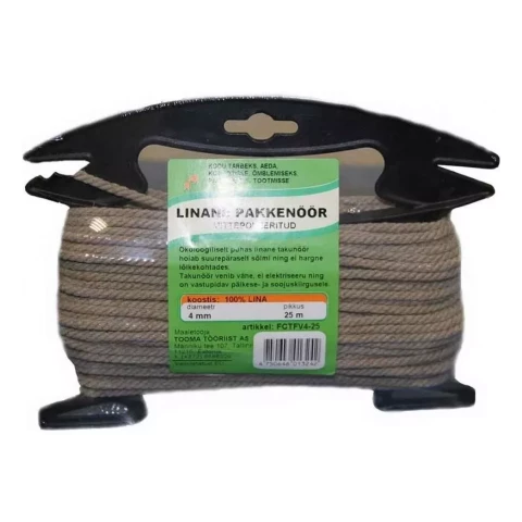 Lenta kokvilnas pīta 15mm, 20m, +plast.turētajs