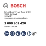 Folijas slīpdisks O780 EPXERT 125mm G180 BOSCH 2608902420