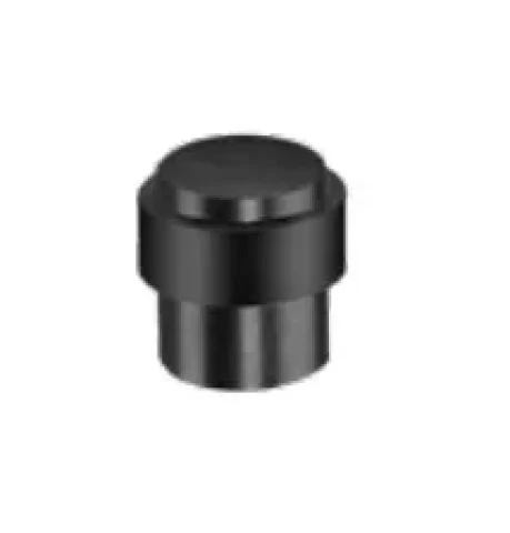 Door stop, round, black Ø20